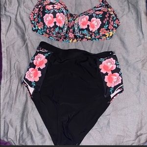 Never worn two piece bathing suite.